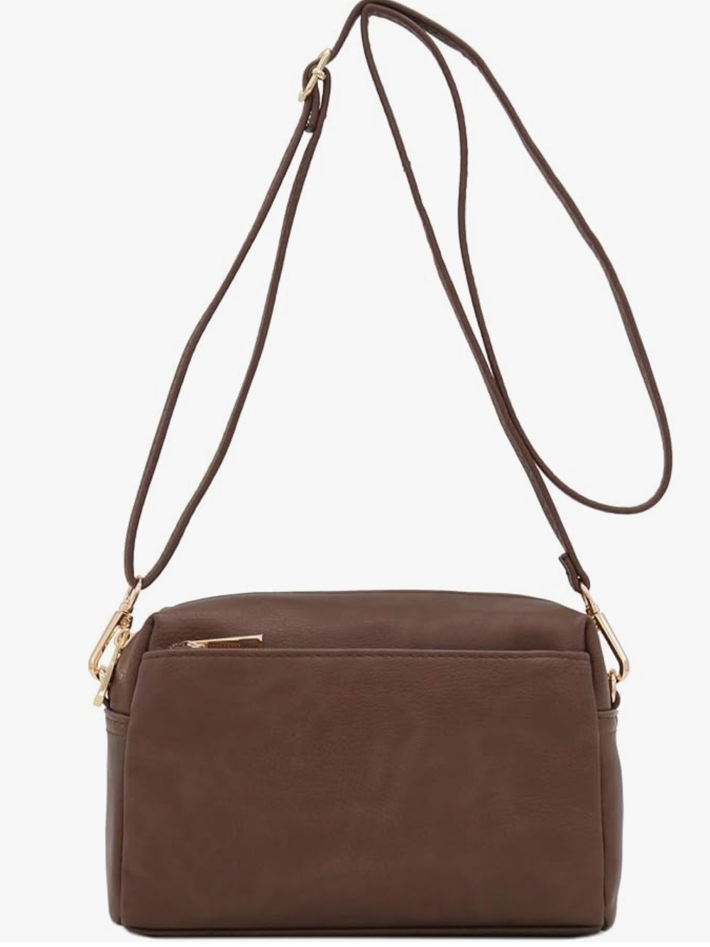 NWOT Women's Brown Crossbody Bag - Classic Everyday Shoulder Bag
